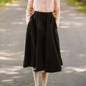 Son de Flor Classic Skirt - Black